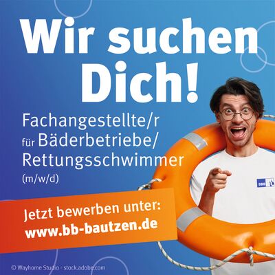 Wir suchen Dich asl Fachangestellter für Bäderbetriebe